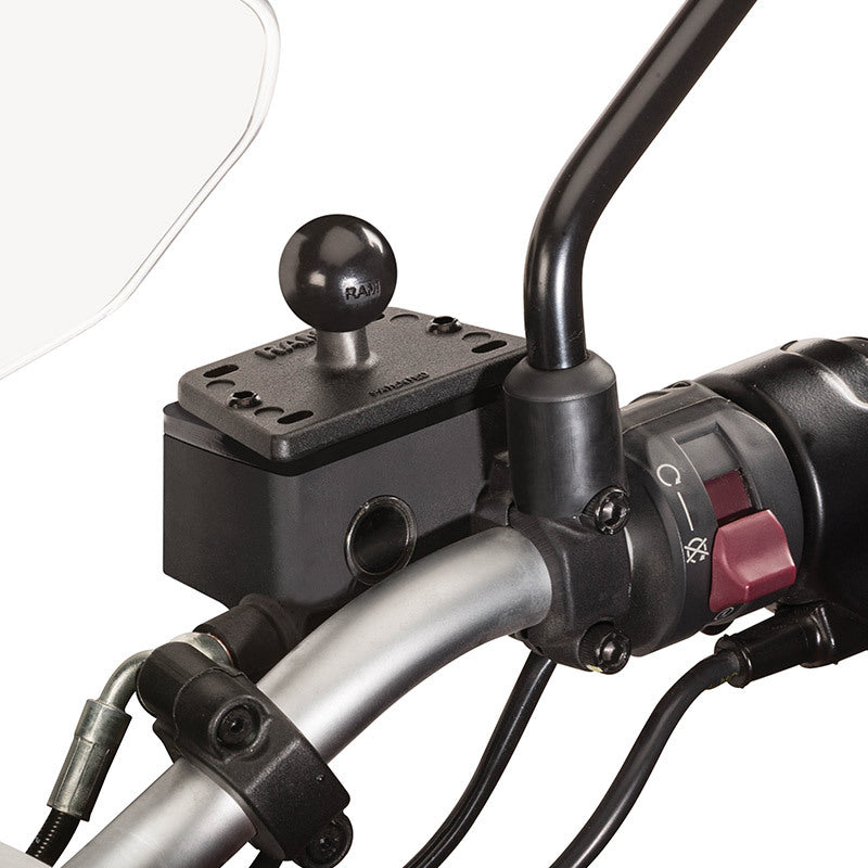 RAM Centred Brake/Clutch Reservoir Cover Base 1" Ball