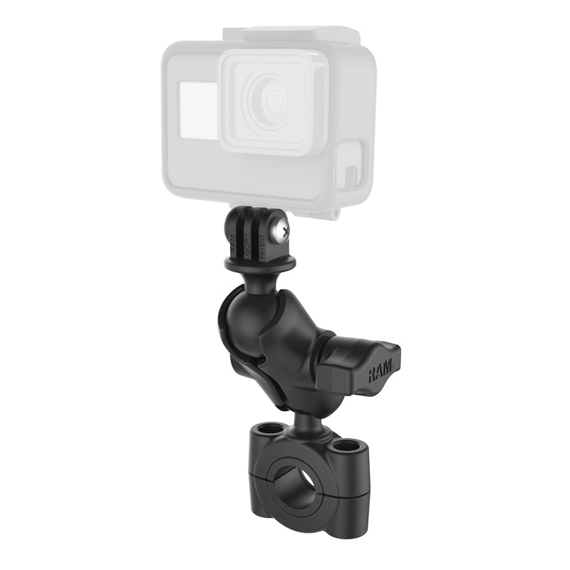 RAM Torque 19mm-25mm Handlebar GoPro Action Camera Mount Kit