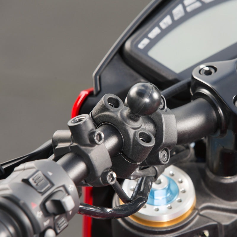 RAM Torque 19mm-25mm Handlebar & Rail Base 1" Ball