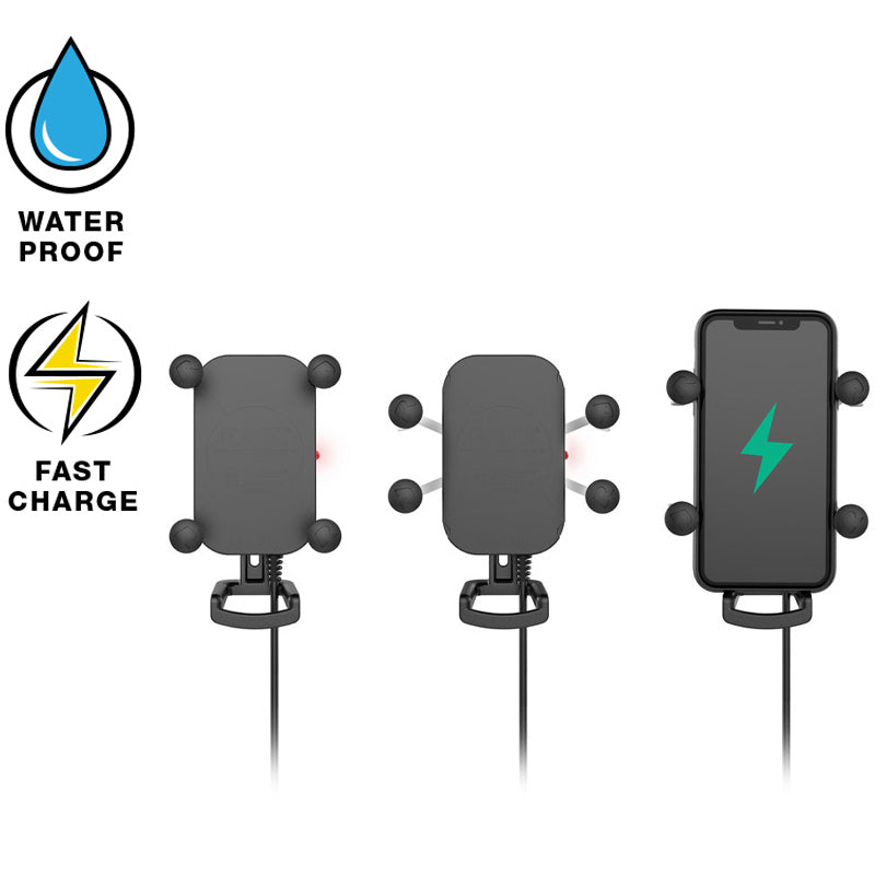 RAM Tough-Charge X-Grip 15W Waterproof Wireless Charging Holder & Charger