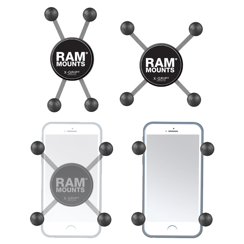 RAM X-Grip Universal Phone Holder 1" Ball