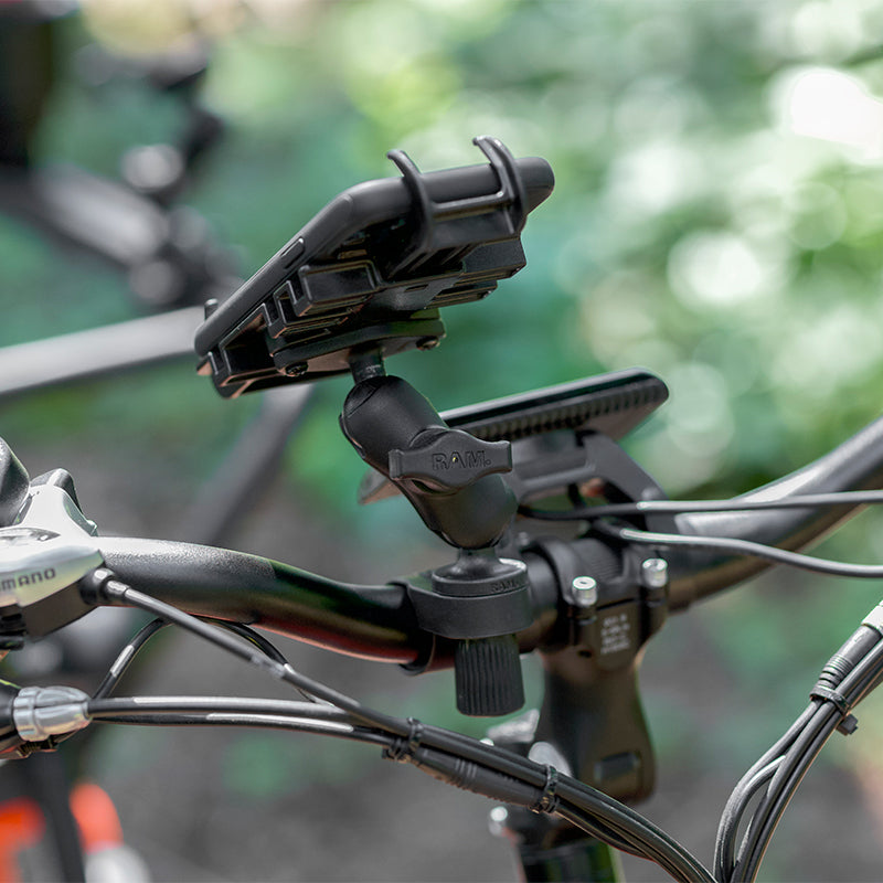RAM Low Profile Tough-Strap Handlebar Quick-Grip Phone Mount Kit