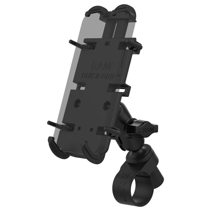 RAM Low Profile Tough-Strap Handlebar XL Quick-Grip Phone Mount Kit