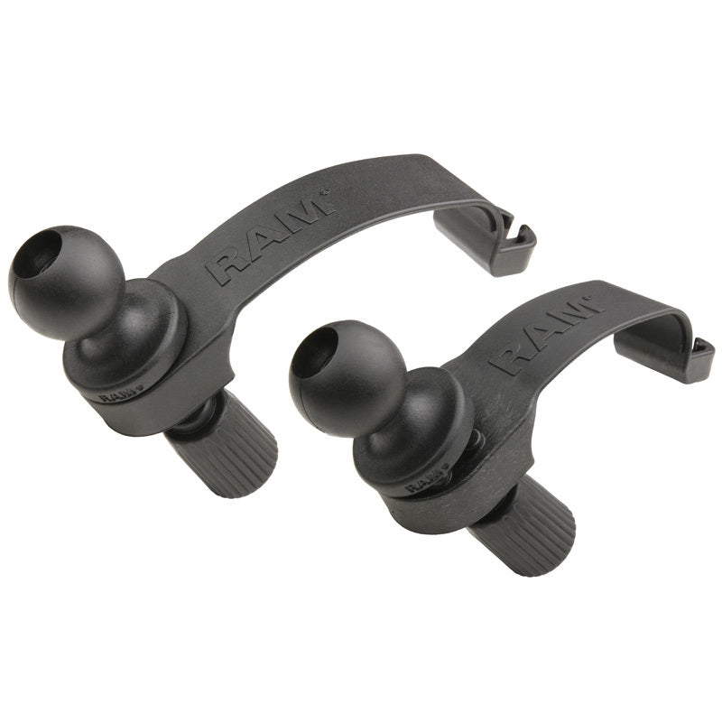 RAM Tough-Strap 22-35mm Handlebar Base 1" Ball