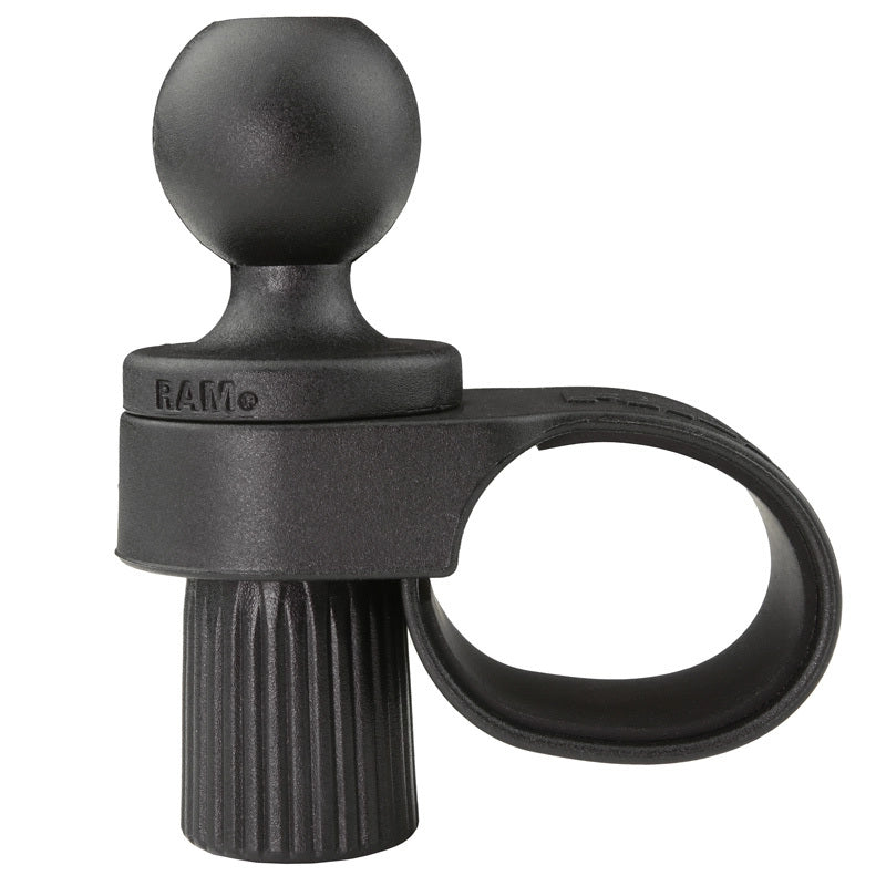 RAM Tough-Strap 22-35mm Handlebar Base 1" Ball