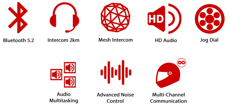 Sena Spider ST1 Mesh Only Headset HD Audio
