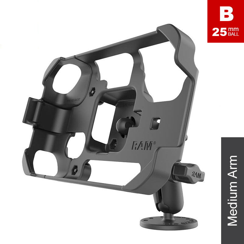 RAM Surface Mount Kit Garmin Catalyst dezl Fleet & Overlander GPS