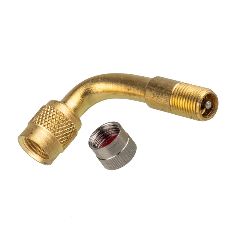 Rocky Creek MotoPressor Brass 90 Degree Screw On Valve Extension