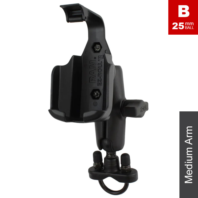 RAM 13mm-32mm U-Bolt Handlebar Garmin eTrex 10 20 30 Mount Kit