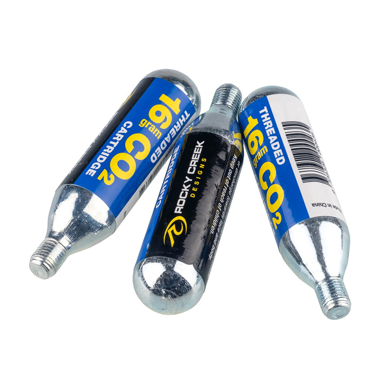 Rocky Creek 16g CO2 Canisters 3 Pack