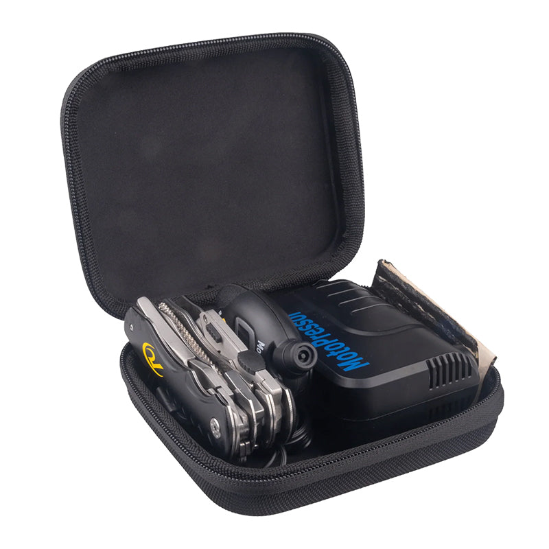 Rocky Creek MotoPressor Pocket Pump V2 Puncture Repair Tool & Gauge Combo