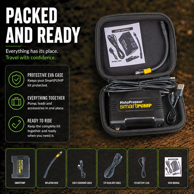 Rocky Creek MotoPressor SmartPUMP Cordless & 12V Tyre Inflator