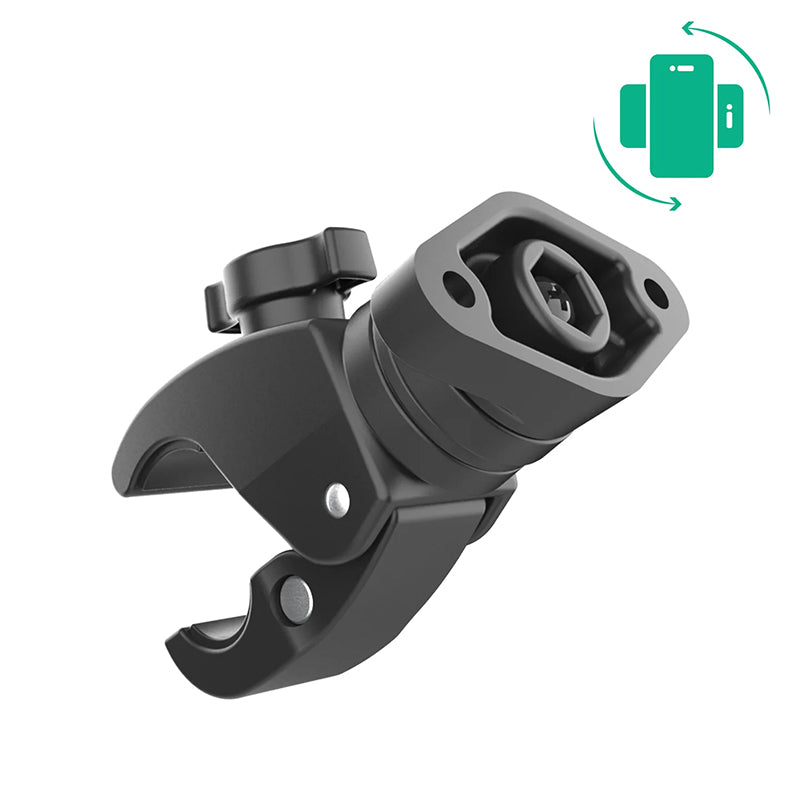 RAM Rotating Low Profile Tough-Claw Small Clamp with 2-Hole AMPS Diamond Plate